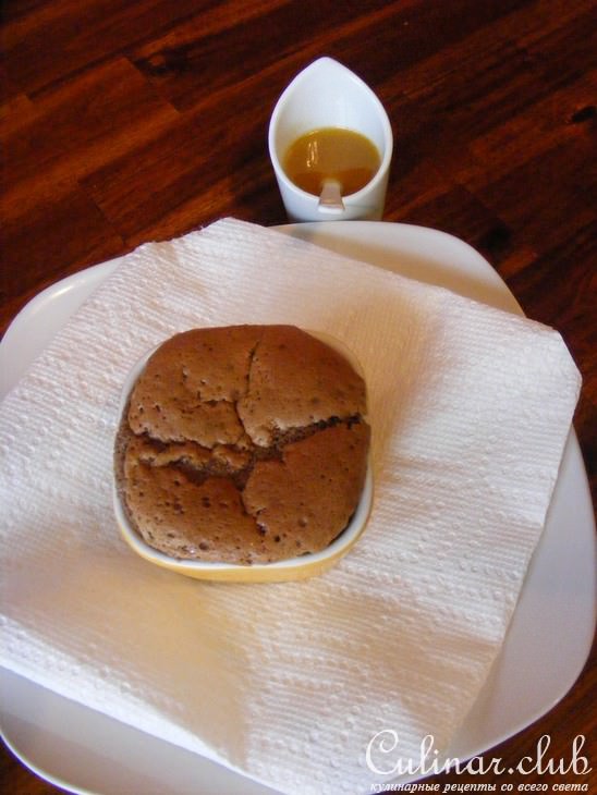 Суфле с апельсиновым соусом