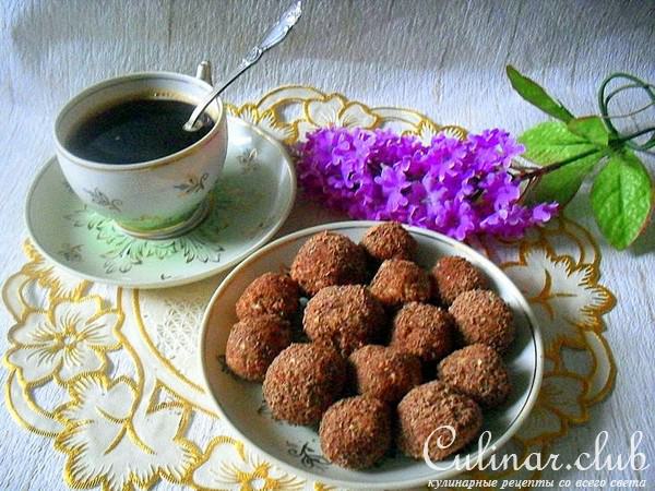 Мини-пироженые "Каштаны"