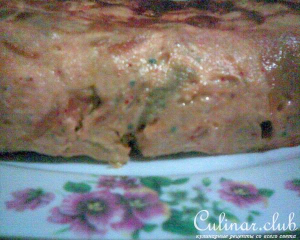 Творожная запеканка с итальянскими разноцветными ракушками и карамельным пуддингом