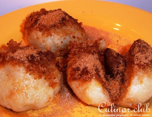 Клецки со сливами (Szilvsgombc)