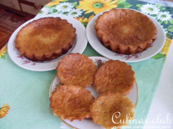 Творожные кексики с фруктами