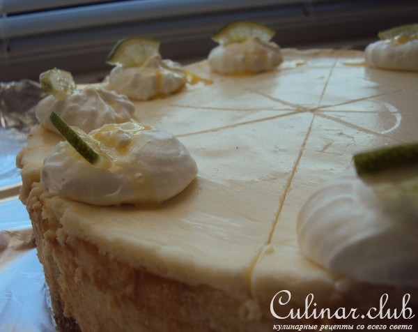 Чизкейк с лимонным курдом