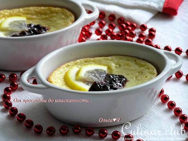 Порционные лимонные чизкейки с малиной