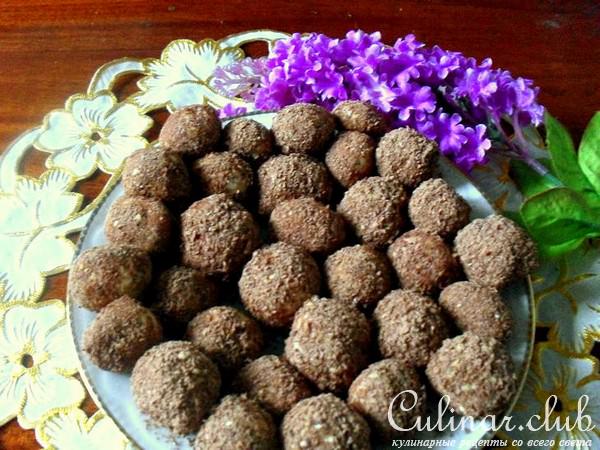 Мини-пироженые "Каштаны"