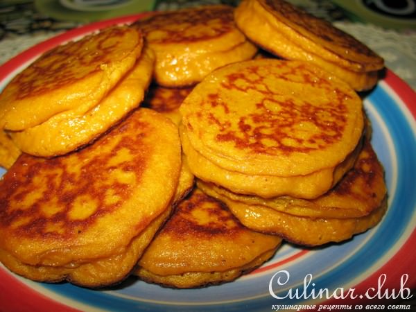 Оладьи из баклажанной икры