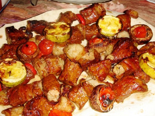 Овощи на гриле к шашлыку 2