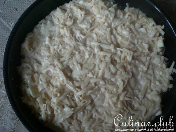 Запеканка картофельная с плавленным сыром