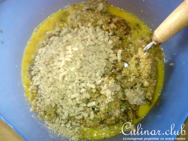 Кюкю из баклажанов