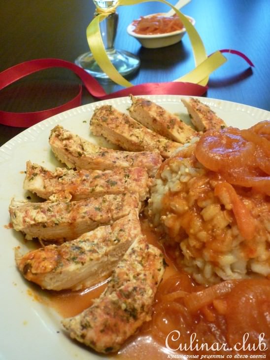 Перловый гарнир к нежной курочке