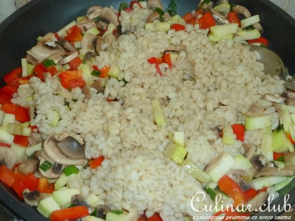 Запеканка "Барли" с овощами и грибами