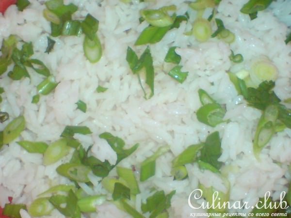 Рисовые котлеты с сыром и зелёным лучком