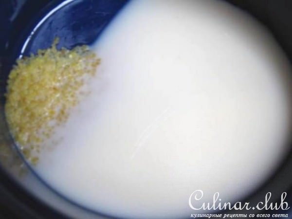 Каша из булгура с тыквой и яблоками