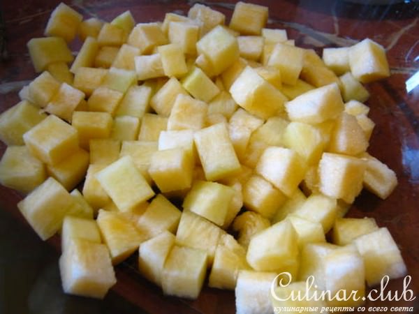 Каша из булгура с тыквой и яблоками