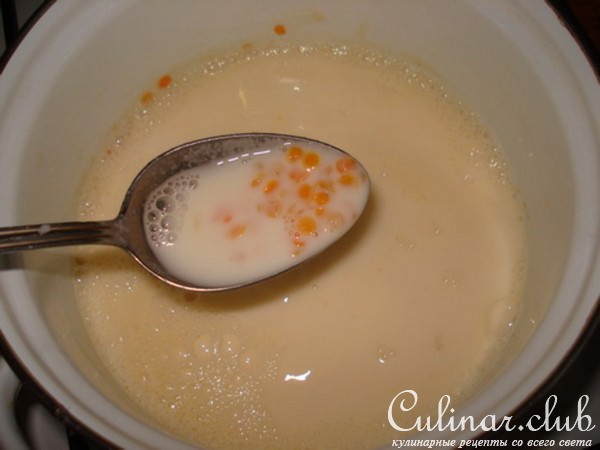 Каша из чечевицы с овсяными хлопьями