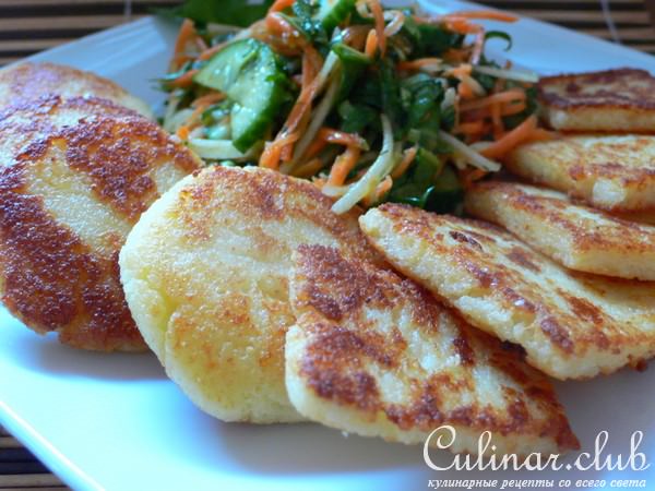Гренки из манки.