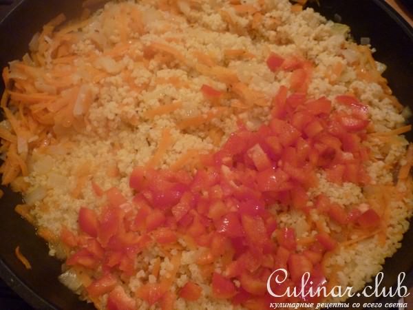 Пшенная каша на гарнир с наггетсами из мяса цыплёнка "Золотой Петушок"
