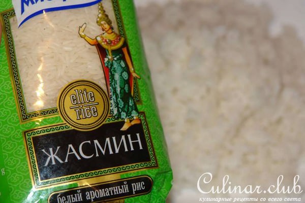 Рис с ананасом и кукурузой
