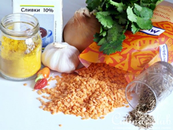 Дал из красной чечевицы.