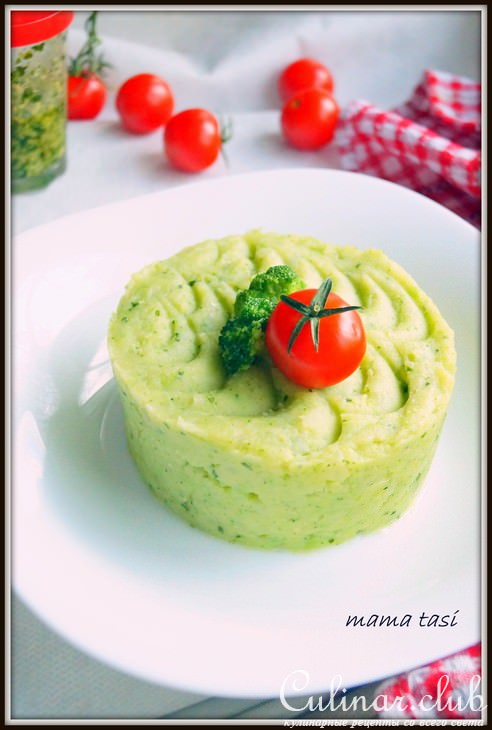 Картофельное пюре с брокколи и соусом Песто. Тест-драйв.