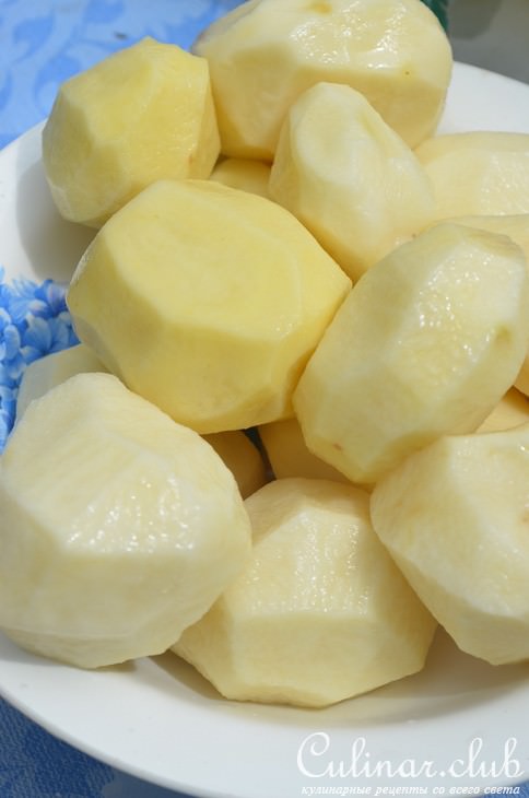 Картофель с квашеной капустой