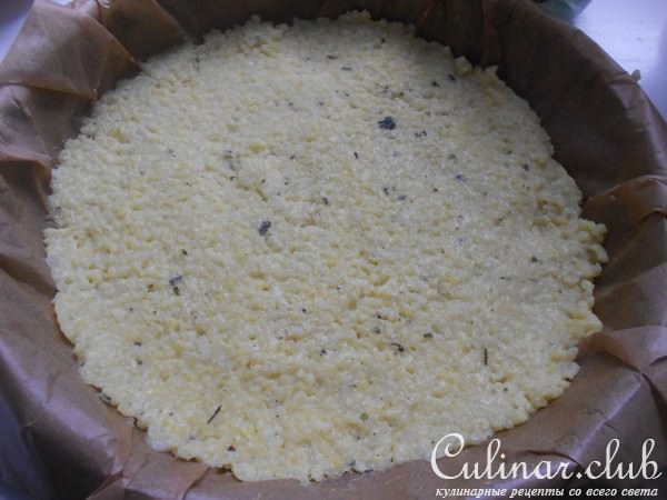 Чесночные гренки из пшенной каши