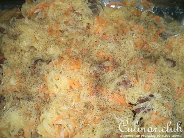 Тушоная капуста (вариант)