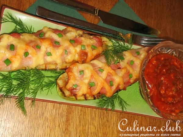 Цуккини под шубой (вариант)