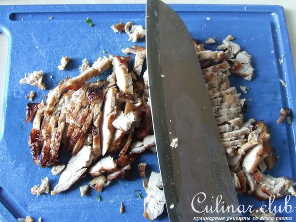 теплый салат красная фасоль + свинина