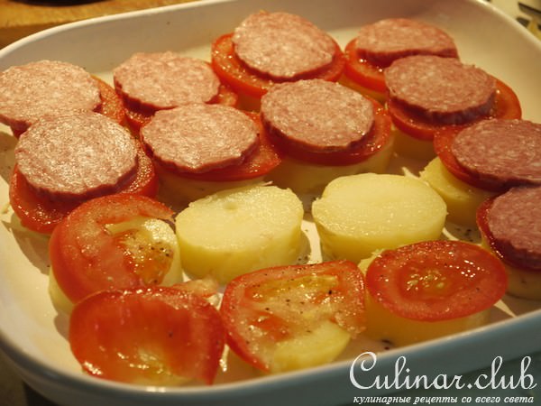 Картофельные таллеры а ля пицца