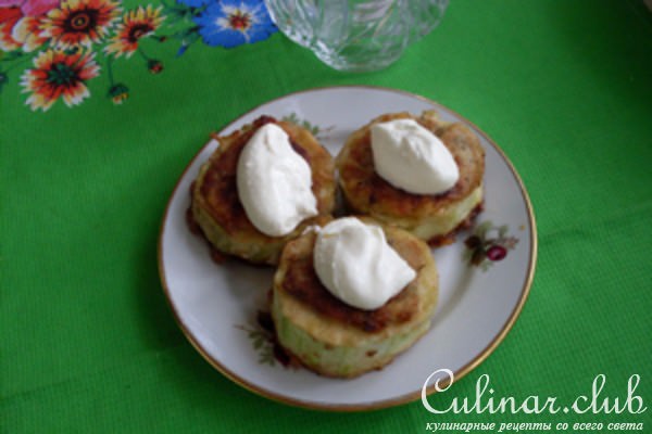 Кабачковые медальоны