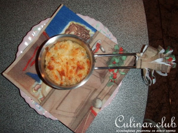 ЖУЛЬЕН ИЗ ГРЕБЕШКА С КРЕВЕТКОЙ