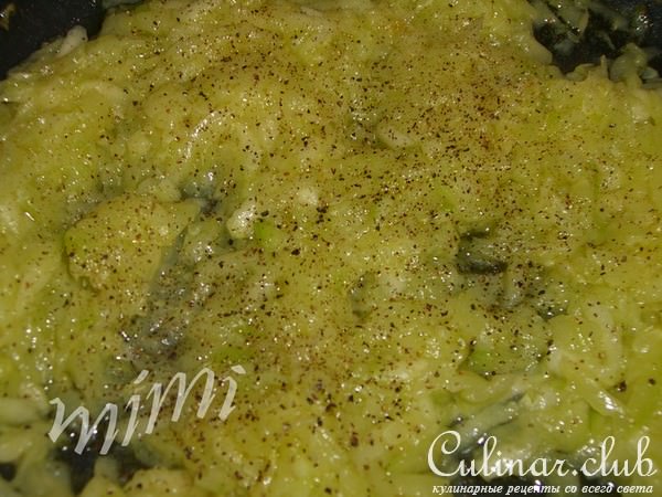 сырное суфле с цуккини