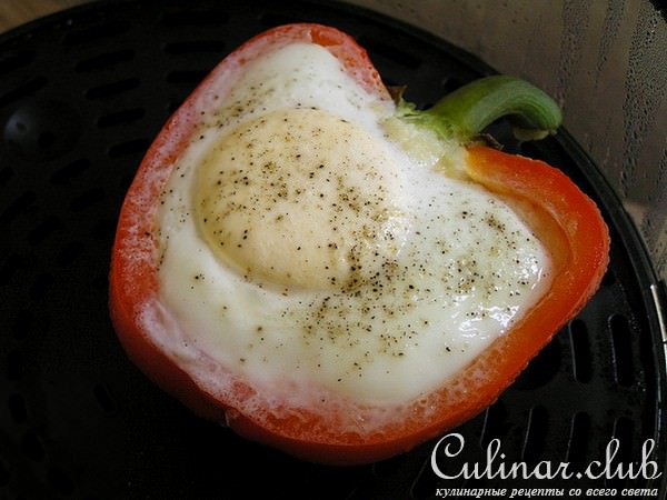 Яичница в перце с кускусом и зеленым горошком. (Обретение легкости: Тест-драйв)