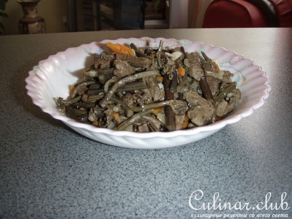 Папоротник с мясом