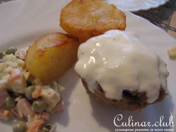 Мясные "маффины" с начинкой