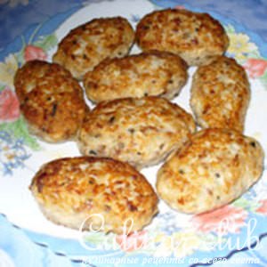 Куриные котлетки с сыром