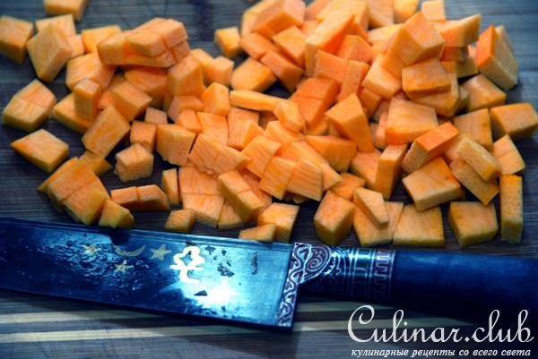 Грудка барашка с овощами, вариант от SCORPY