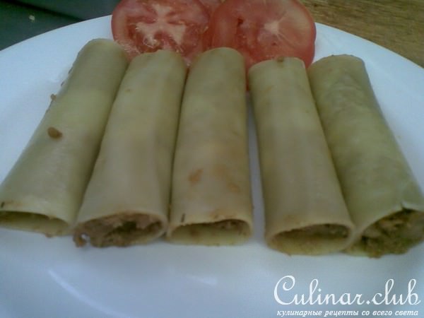 Каннеллони с морской начинкой