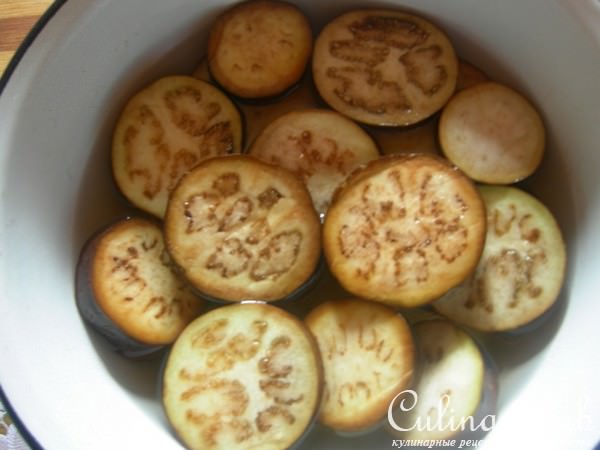 Горячая закуска из картофеля и баклажанов