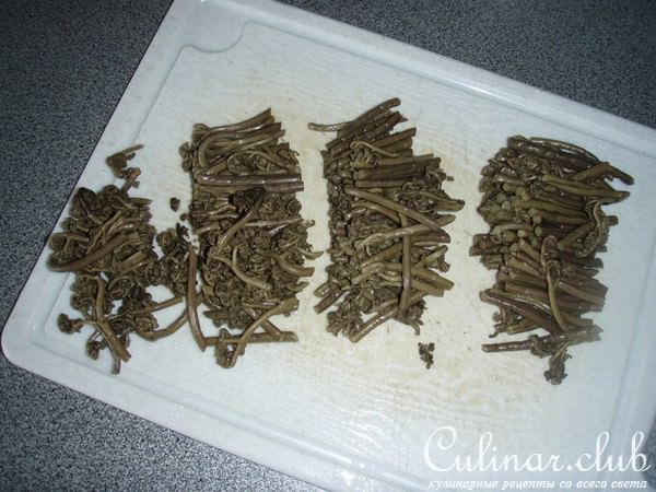 Папоротник с мясом