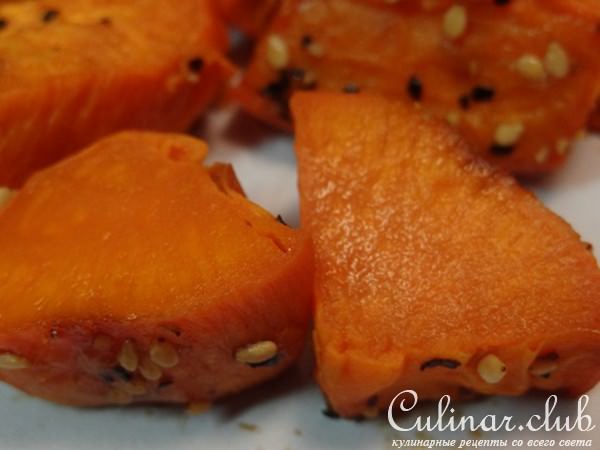 Сладкий Картофель с Кунжутными Семенами по Киккомановски !