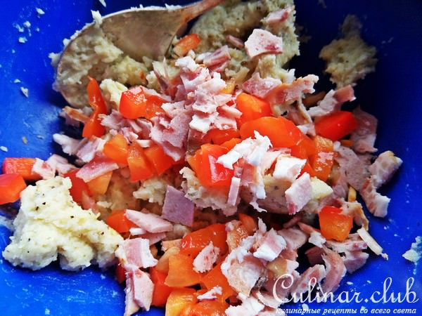 Колобки из спагетти с сыром
