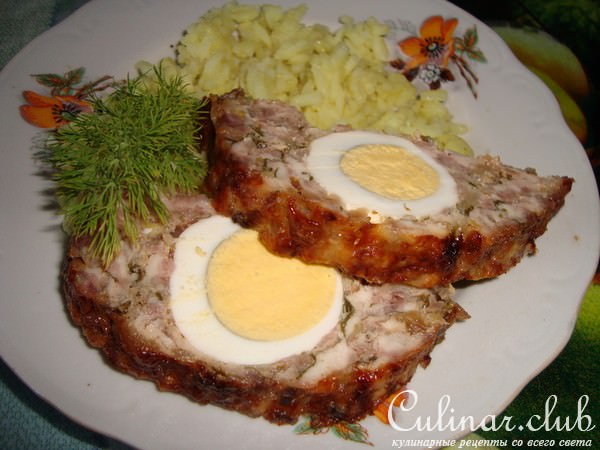 Мясной рулет