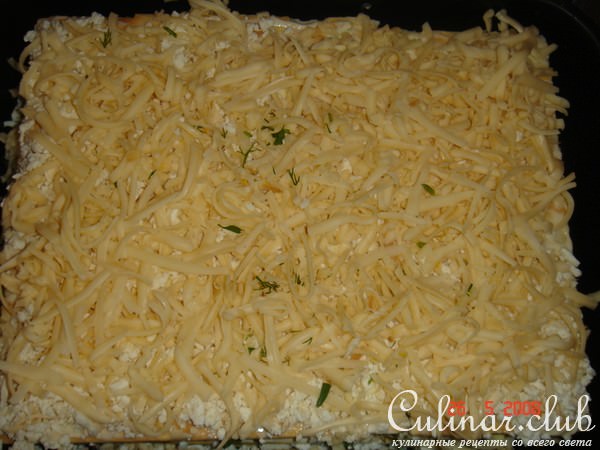 "Наполеон"закусочный с рыбной начинкой