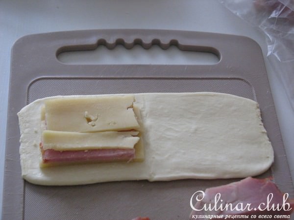 Снэки с ветчиной и сыром