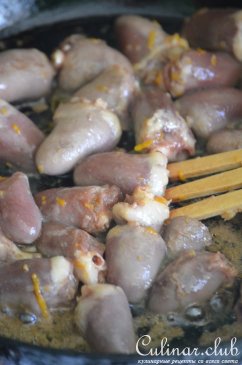 Цыплячьи сердечки с медом