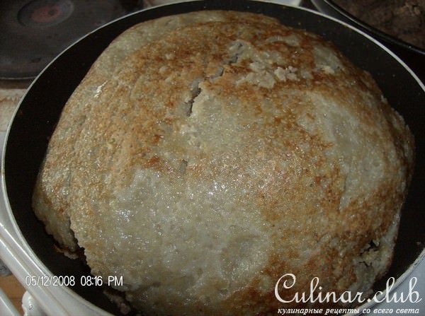 Картофельно-овощиной торт с мясом