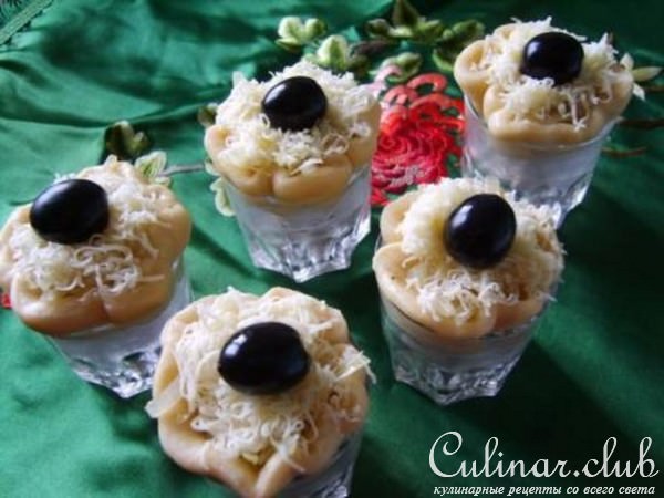 Тарталетки с луком