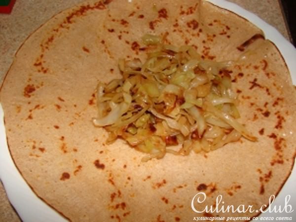 Гречнево - пшеничные блины