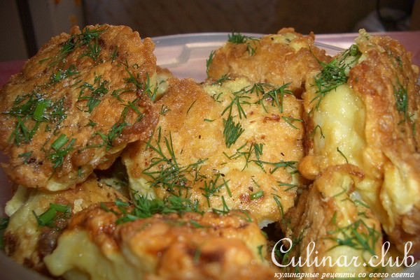 Сочная цветная капуста с сырной корочкой